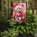 Patio Yard Mailbox Artwork Drative Mult Beds Flower Garden Flag Flag Outside Banner Maltipoo Size My Garden Yard Valentine Flag_voghion.com