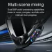 Y20 MAX Motorcycle Helmet Bluetooth Headset Intercom With Mixing V5.3 IPX6 Waterproof RGB Colorful Light Effect 1000mAh Battery_voghion.com