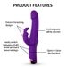 Dildo FLXUR Vibratore di coniglio più forte per donne Clitoride Massaggio punto G Silicone Carica USB Giocattoli adulti del sesso_voghion.com
