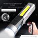 Multifunctional Bright Flashlight Rotatable Foldable Handheld Work Portable USB Rechargeable With Strong Magnet_voghion.com