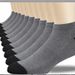 2025d Men's Bare Shipping Color Block Boat Socks Spring Summer Dynamic Fashion Trendy Outfit Cotton Breathable Plus Size_voghion.com