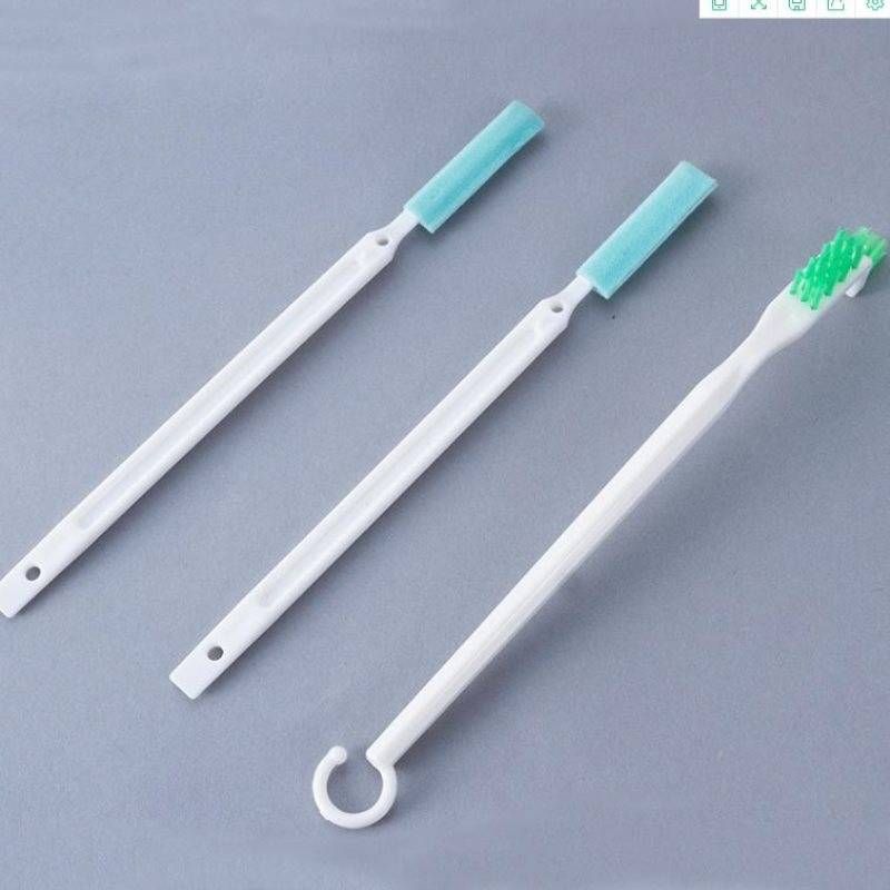Kleine Küchenreinigungsbürste, Wasserkocher, Wasser, Tassenspaltbürste, langer Griff, Kunststoffspüle, kein toter Winkel, Reinigungswerkzeug, dreiteiliges Set_voghion.com