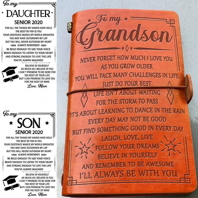 Handbook Notebook Stationery Travel Storage Notepad Retro Strap Handbook_voghion.com