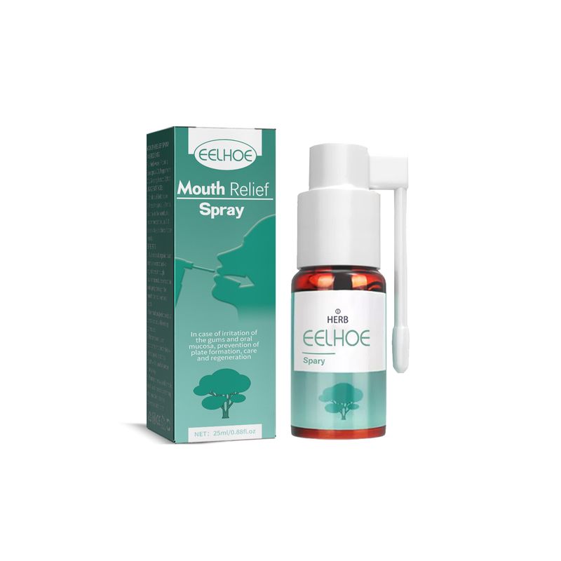 Spray oral Relief beautiful pentru ameliorarea arsurilor aftoase și a durerilor gingivale parodontale cu vezicule Spray de îngrijire orală_voghion.com