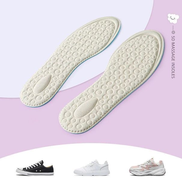 Palmilha intensificadora de espuma de memória eva, massagem respirável, conforto para sapatos femininos, palmilhas, acessórios de inserção para cuidados com os pés_voghion.com