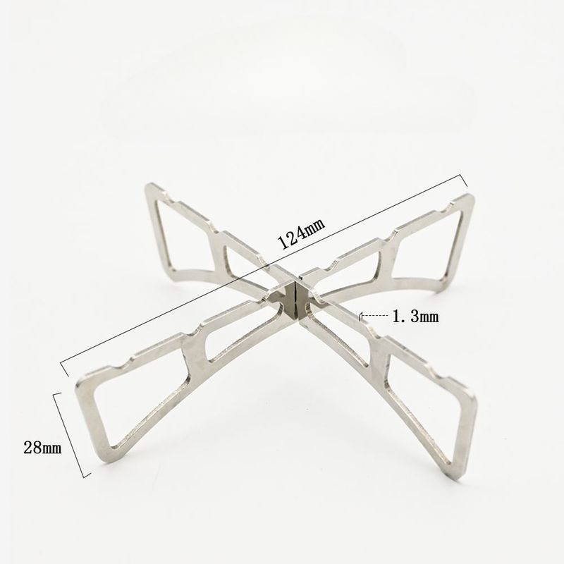 Outdoor Stainless Steel Cross Home Kitchen Mat Pot Steaming Cooking Rack Camping Portable Picnic BBQ_voghion.com