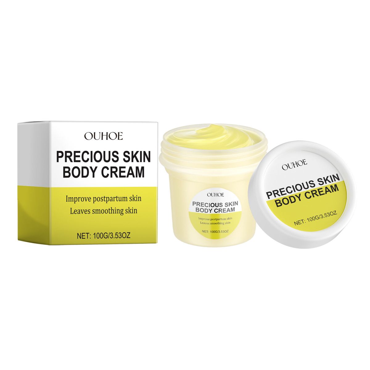 La crema curativa OUHOE idrata, ripara le linee sottili dopo il parto, rassoda e ammorbidisce la pelle del corpo_voghion.com