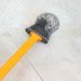 Long Handle Silicone Flat Toilet Brush with Shell Shape Holder Dead Corner Cleaning Punchless Bathroom Accesories Sets Tools_voghion.com