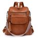 New Style Large Capacity Dual-use Shoulder Crossbody Bag Casual Women's Backpack_voghion.com