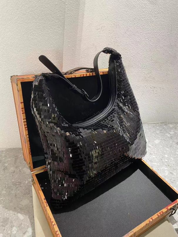 Borsa a tracolla elegante con cento perline e paillettes, nuova moda femminile per celebrità_voghion.com