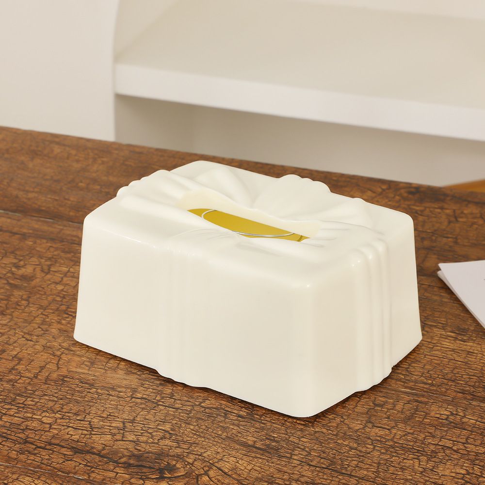 Home Furniture retro and elegant tissue box niche simple creative paper box hotel plastic desktop napkin box_voghion.com