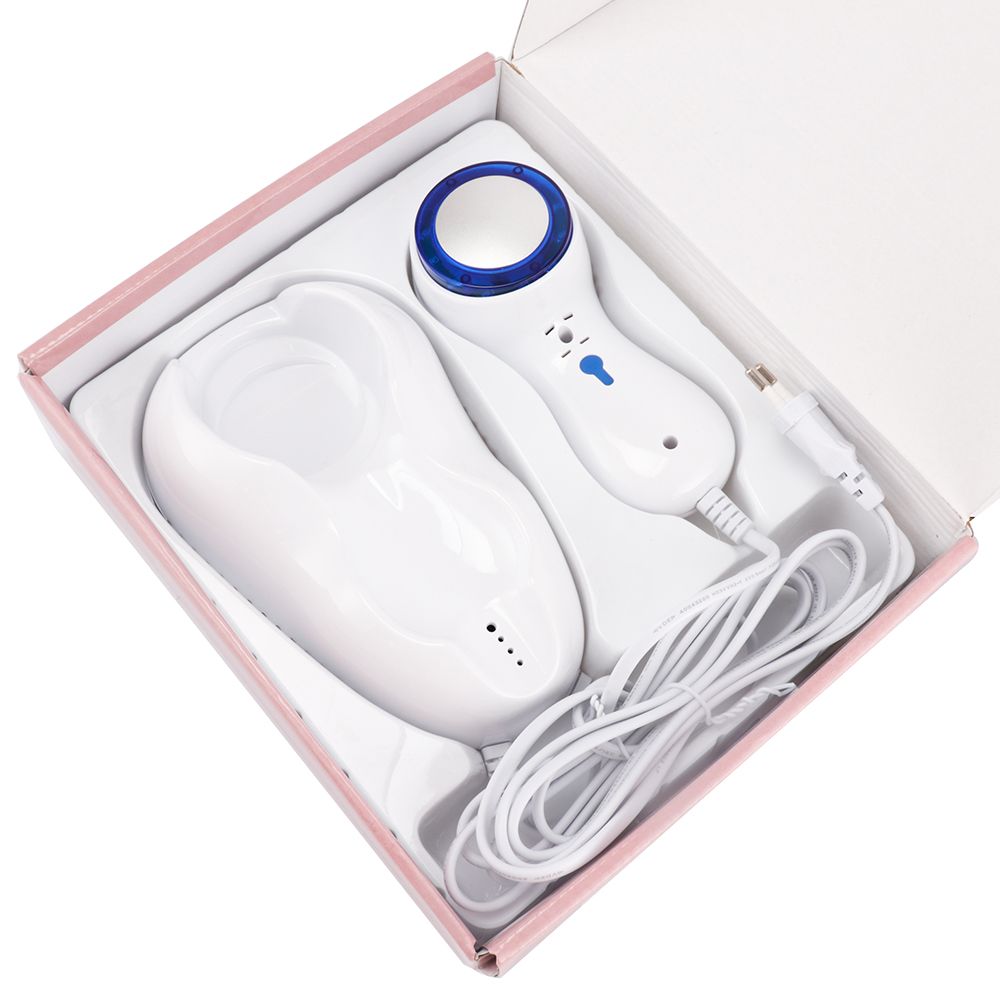 LED-ansigtshudplejeanordning Cold Hammer Ultralydskryoterapi Ansigtsløftende massageapparat Hudforyngelse Stram Rynkefjernelse_voghion.com