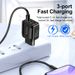 Music Festival 3USB with LED fast mobile phone charger 3A IC solution intelligent tablet travel charging head_voghion.com