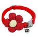 Pet Leash Cute Cartoon Flower Bell Collar Cat Necklace Small Dog Supplies_voghion.com