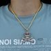 Collana con ciondolo a forma di teschio con personalità hip hop, da uomo_voghion.com