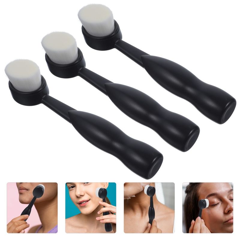 3 Pcs Cleansing Brush Miss Exfoliating Face Scrubber Skin Scrubbing_voghion.com