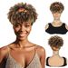 Parrucche sintetiche con clip per donne africane con piccoli capelli ricci, nastro di ghiaccio, copricapo in fibra chimica, parrucca elastica riccia piccola avvolta a mano_voghion.com