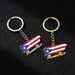 Portachiavi con bandiera e mappa di Porto Rico – Accessorio decorativo retrò in acciaio al titanio in stile etnico per uomini e donne_voghion.com