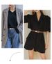 2023 Nuova Vendita Cintura Nera Vintage Piccola Cintura da Donna Semplice Classico Versatile Cintura Fine Abbinata Gonna Camicia Abito Cintura Stile Fine_voghion.com
