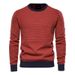 Knitted top bottom autumn and winter round neck personalized men's pullover_voghion.com