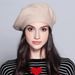 YLWHJJ 2024 Brand Beret Hat For Women Solid Color Wool Knitted Berets With Ladies Fashion Popular Winter Warm Hat_voghion.com