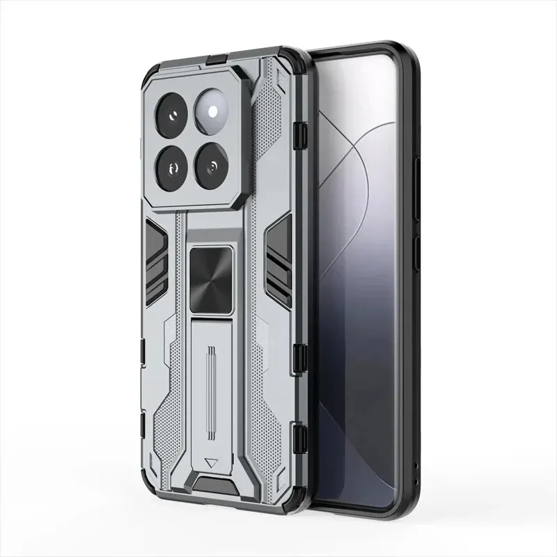 Coque magnétique antichoc pour Xiaomi 13 12T 11T 10T Pro Capa pour Mi 14 Ultra 12 11 Lite 5G avec support en PC rigide_voghion.com