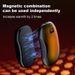 2-in-1 Pocket Heater With Digital Display, 3 Heat Settings, Double-Sided Heating, Magnetic Split Hand Warmer_voghion.com