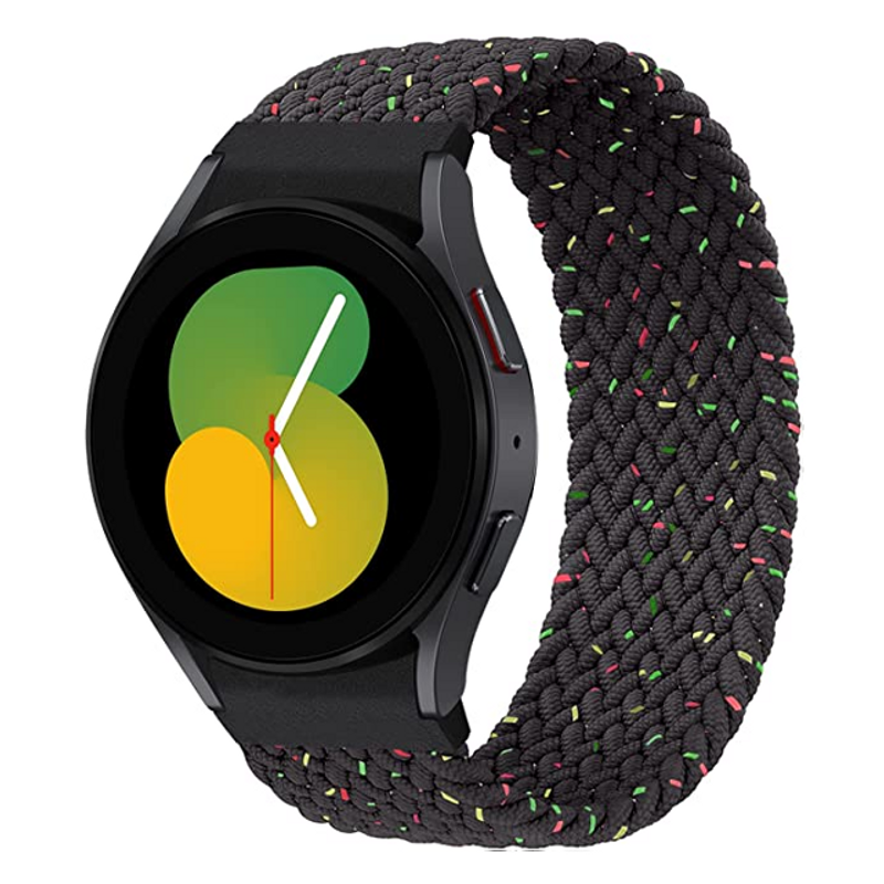 Band ohne Lücken für Samsung Galaxy Watch 4 44 mm 40 mm 4 Classic 46 mm Geflochtenes Solo-Loop-Correa-Armband Galaxy 5/5 Pro 45 mm Armband_voghion.com
