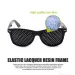 Designer Fashion Relieve Pinhole Men Corrective Anti-Fatigue Myopia Bril Leesbril Zwart Frame Beschermer Oogzicht_voghion.com