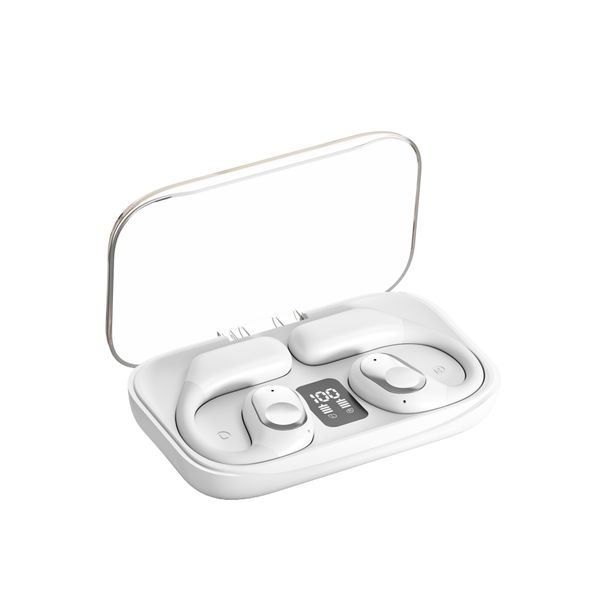 Novo produto com efeito sonoro estéreo para pendurar na orelha, não é possível se livrar dos fones de ouvido OWS, bateria de longa duração, sem fones de ouvido Bluetooth sem fio intra-auriculares_voghion.com