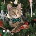Christmas Adjustable Bow Collar, Cute Bell Cat Collar_voghion.com
