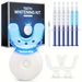 LED Teeth Whitening Light with 6 X 3ml Carbamide Peroxide Teeth Whitening Gel, Included 2 Mouth Trays & Tray Case and Brush, Fast and Gentle Teeth Whi_voghion.com