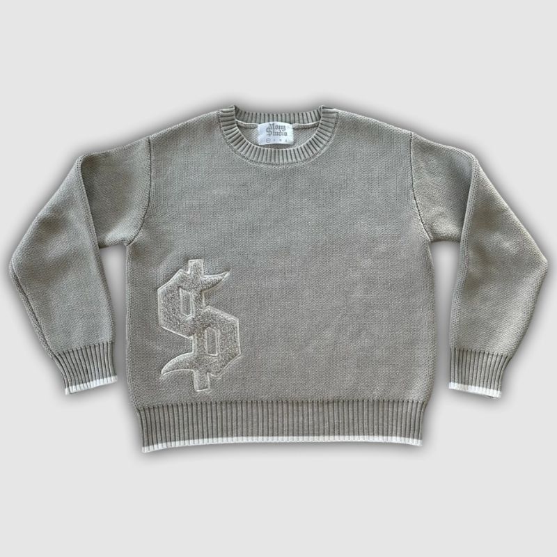 Men's Streetwear Embroidered Sweater - Urban Casual Crewneck Pullover With Unique Patterns For Autumn & Winter_voghion.com
