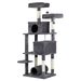 65 Inch Cat Tree Cat Tower For Indoor Cats, Large Multi-Level Cat Play House Condo Furniture With Padded Platform Beds, Large Cozy Condos, Sisal Scr_voghion.com