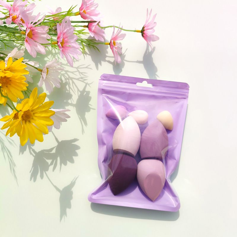 Dischetti di cotone, borsa macaron, uovo di bellezza Dopamine, piumino per cipria floccato, set combinato di valore, non assorbe la cipria, mini uovo per il trucco_voghion.com