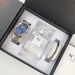 perfume Set Rainbow Di Steel Band Quartz Log Double Calendar Men's Watch Batch_voghion.com