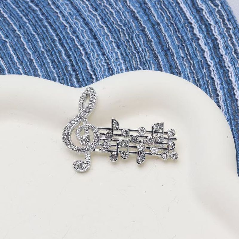 Creative New Music Symbol Brooch Femininity High Fashion Music Note Corsage_voghion.com