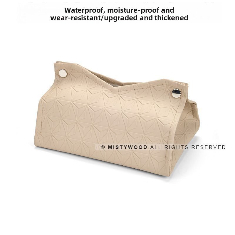 Geometric Texture Living Room Coffee Table Cover Simple Luxury Toilet Tissue Box_voghion.com