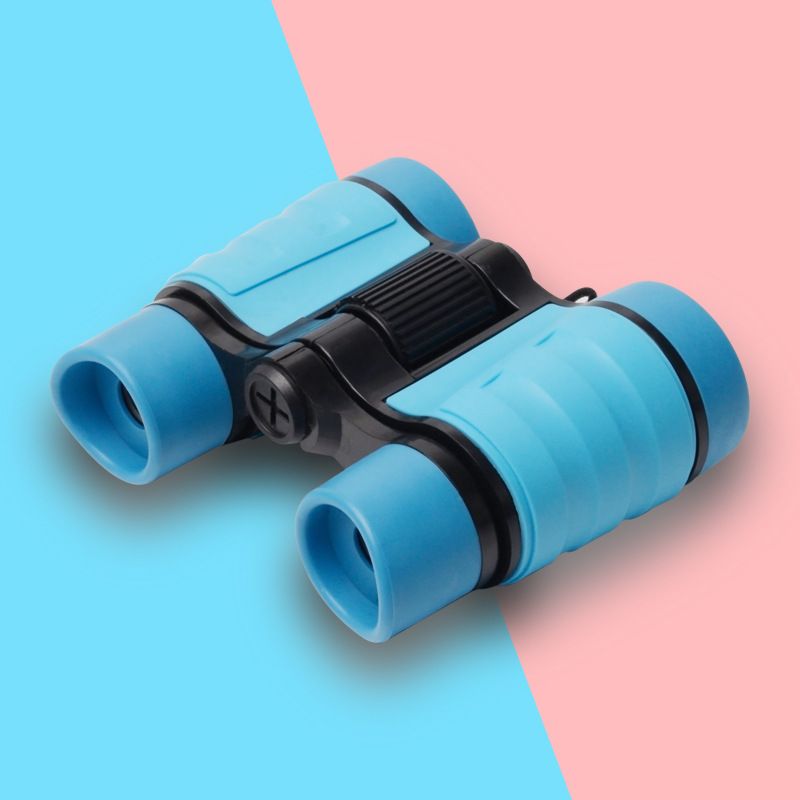 Binocolo colorato 4x30 per bambini con lenti in vetro ottico, telescopi giocattolo per bambini da esterno_voghion.com