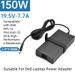 150W Power Adapter Suitable For Dell Laptops 19.5V 7.7A Charger With 4.5x3.0mm Round Tip, Compatible With Dell XPS 15, Precision 3560_voghion.com