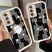 Cute Cartoon Glowing Cat Case For Samsung Galaxy S25 S23 S24 Ultra S22 S21 Plus FE 5G A54 A34 A14 A73 A53 A33 5G Soft Back Funda_voghion.com