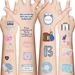 singer Taylor Swift Taylor Swift tattoo stickers Taylor Swift same style concert support face stickers_voghion.com
