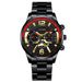 Men's Watch Fashion Beads Bracelet Watch Set Watch_voghion.com
