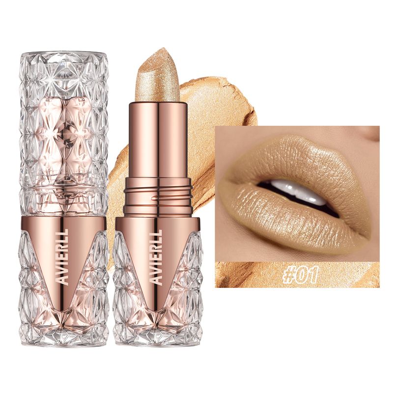 Rossetto lucido, rossetto lucido resistente all'acqua, perlato, sottile_voghion.com