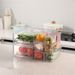 Lade Type Voedsel Vers Fruit en Graan Opslag Anti Geur Transparant Zichtbaar Vriezer Koelkast Opbergdoos_voghion.com