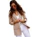 women's long-sleeved small suit 2020 new style OL temperament professional slim top jacket_voghion.com