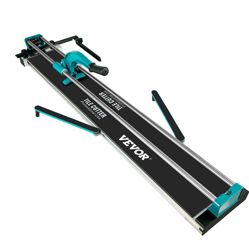 VEVOR Manual Tile Cutter, 48 Inch Ceramic Floor Tile Cutter, All-Steel Frame Cutting Machine, Precise Tile Cutter Tools W/ Laser Guide & Tungsten Carbide Wheel, Large Tile Cutter For Porcelain_voghion.com