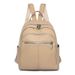 Spring 2024 Urban Simplicity PU Leisure Travel Women's Backpack_voghion.com