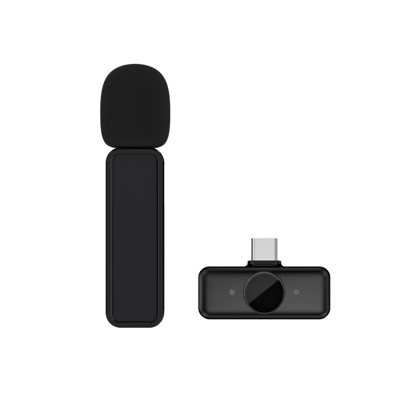 Microphone cravate magnétique sans fil H3 avec réduction du bruit à trois niveaux, enregistrement de téléphone portable rechargeable, extérieur_voghion.com