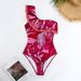 Maillot de bain une pièce sexy à volants pour femme, nouvelle mode, jupe courte en mousseline, maillot de bain deux pièces_voghion.com